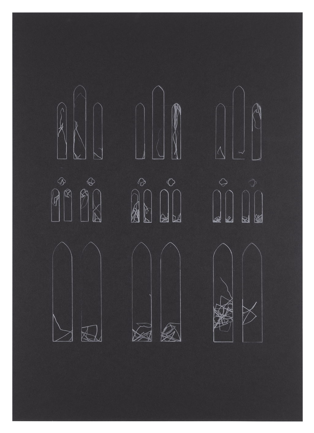 Study for stained glass proposal at Salisbury Cathedral main image