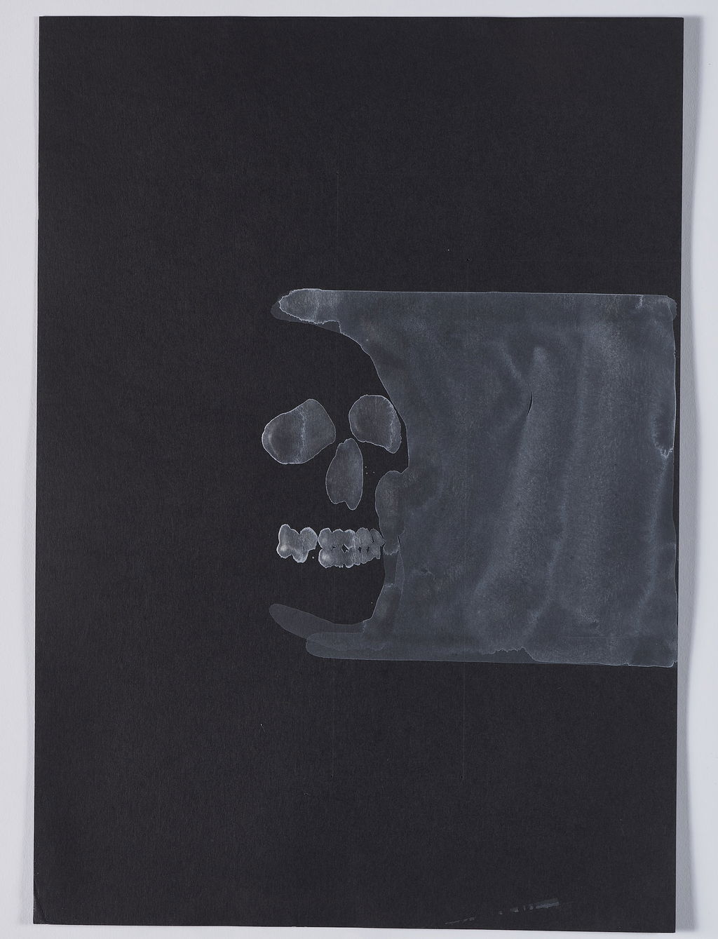 Preparatory skull drawing for Stroud Ossuary main image