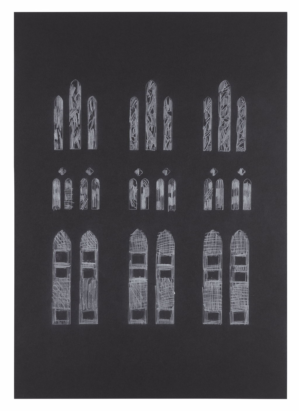 Study for stained glass proposal at Salisbury Cathedral main image