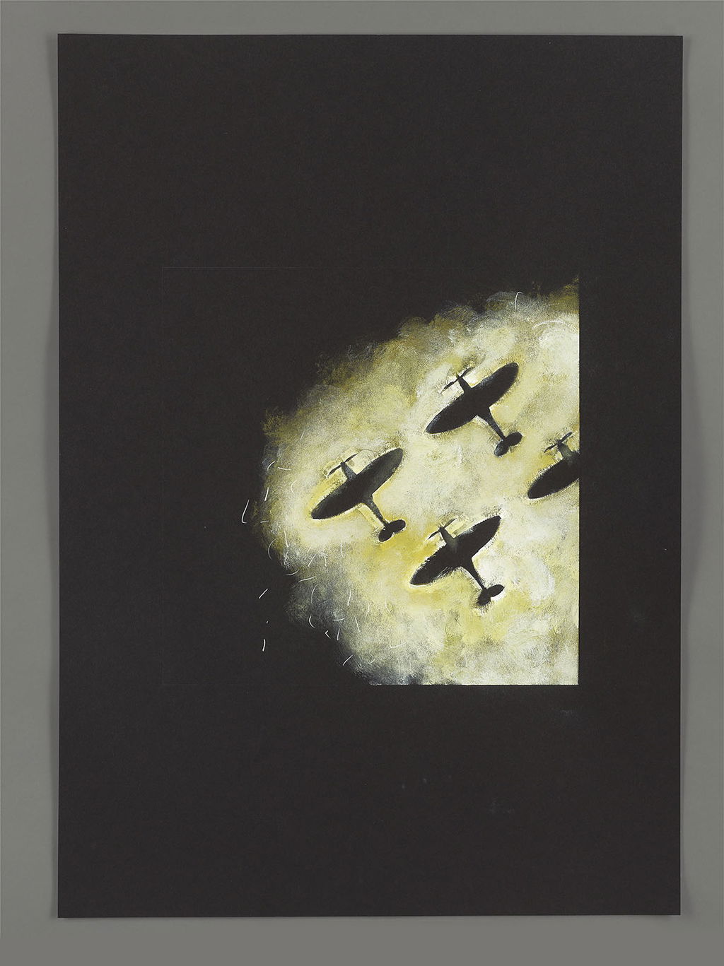 Spitfires on Green - Gold 3 main image