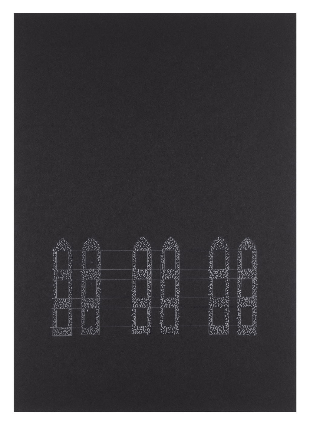 Study for stained glass proposal at Salisbury Cathedral main image