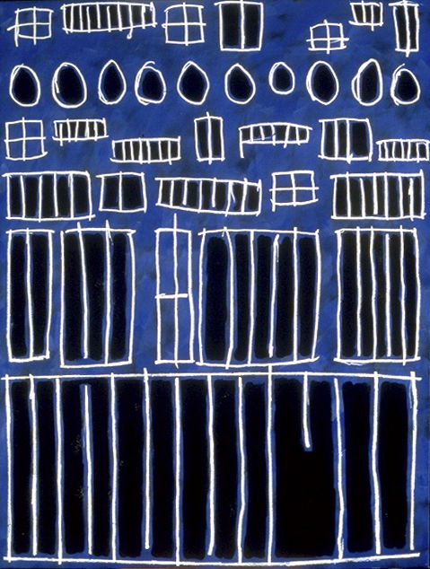 Marks On A Blue Field (Park Royal Studio)