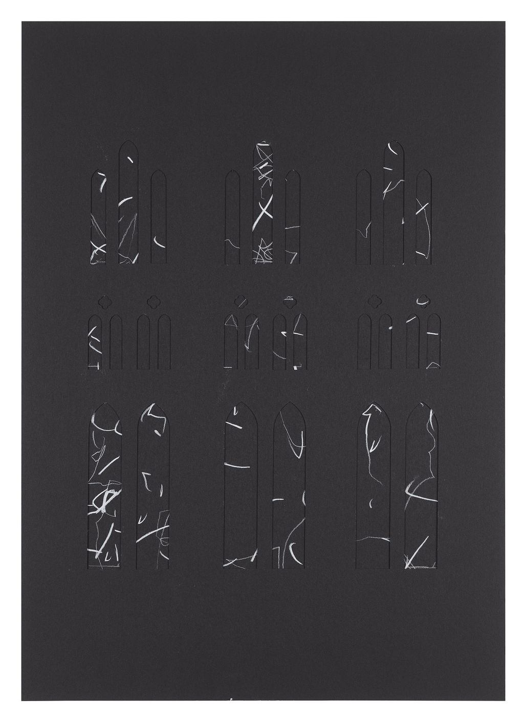 Study for stained glass proposal at Salisbury Cathedral main image