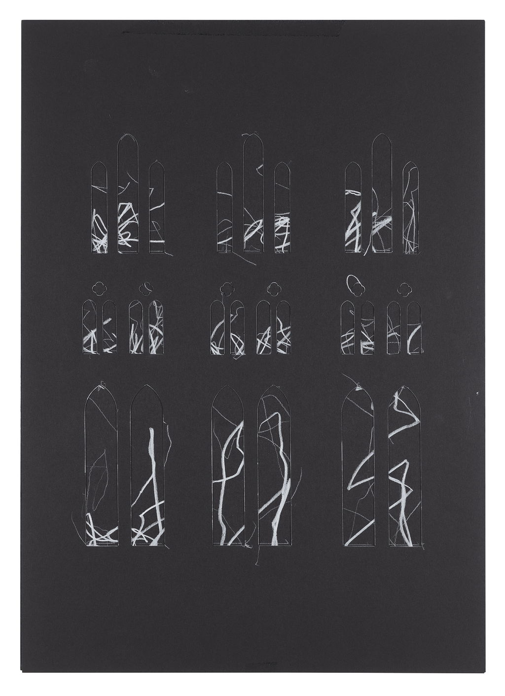 Study for stained glass proposal at Salisbury Cathedral main image