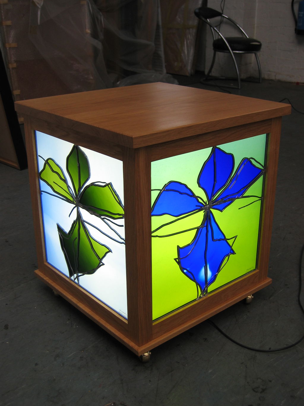 Fleur de Lys Side Tables