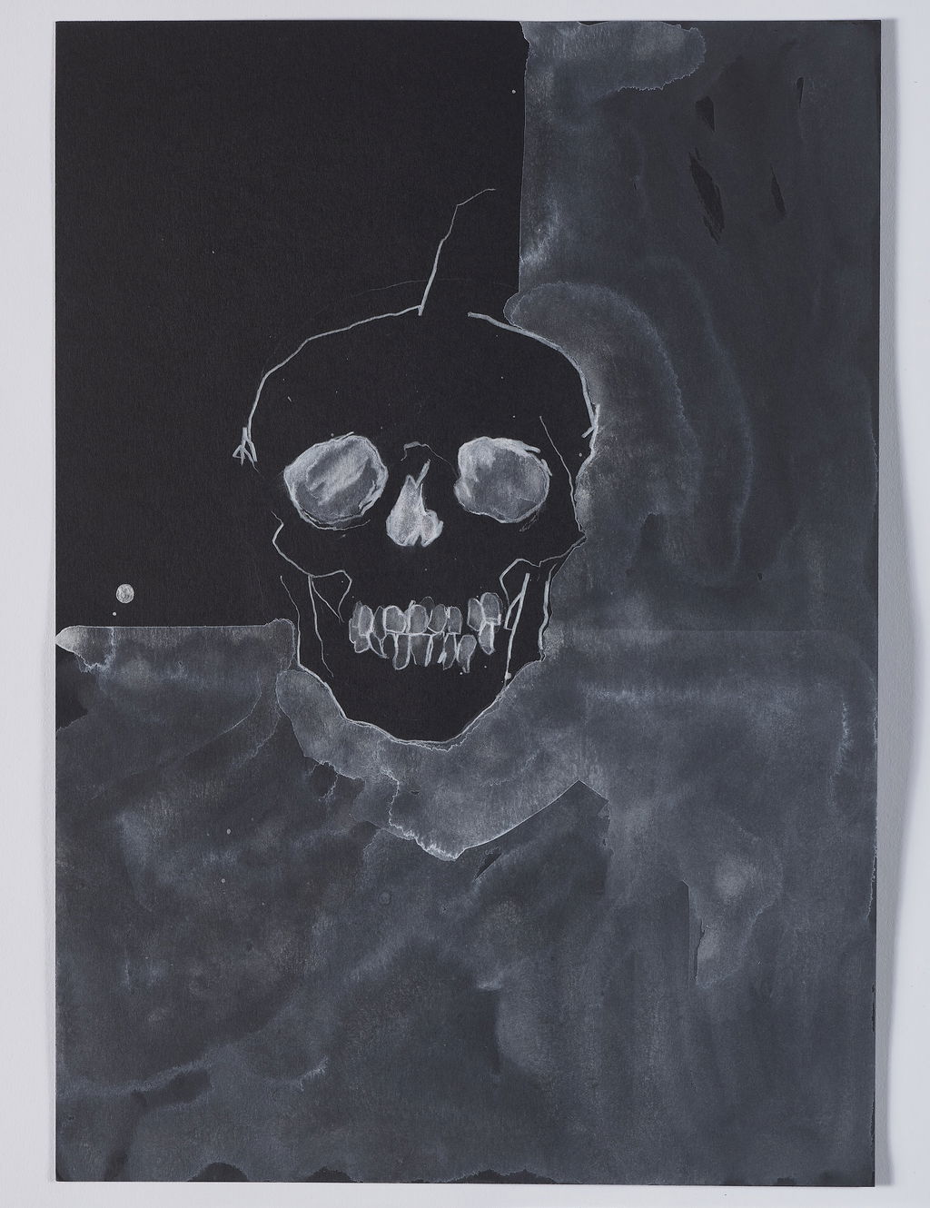 Preparatory skull drawing for Stroud Ossuary main image