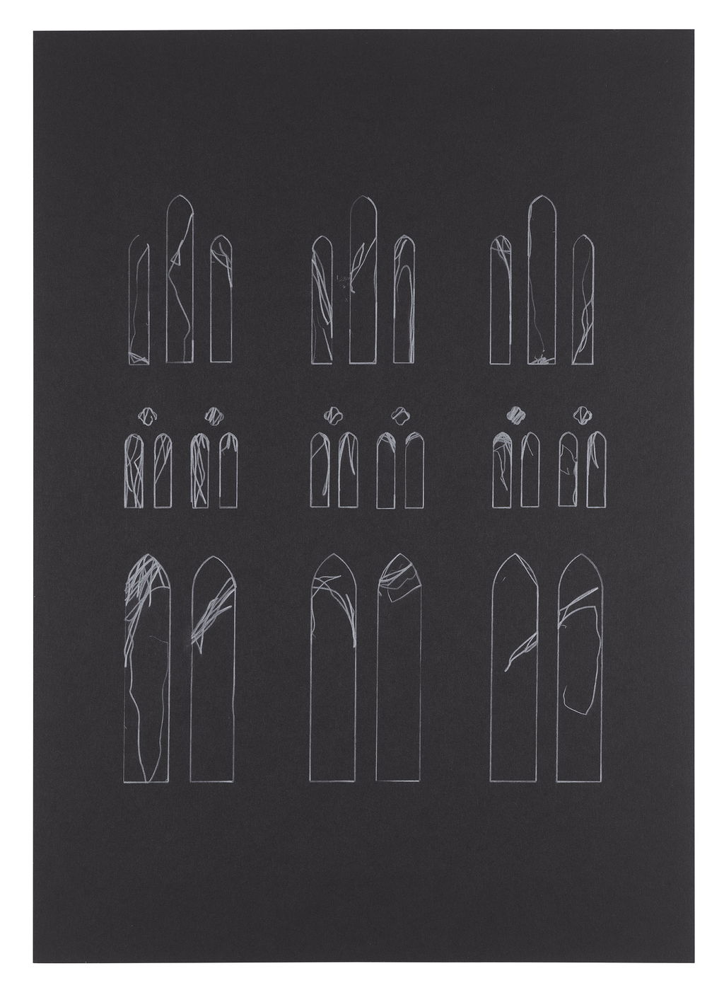 Study for stained glass proposal at Salisbury Cathedral main image