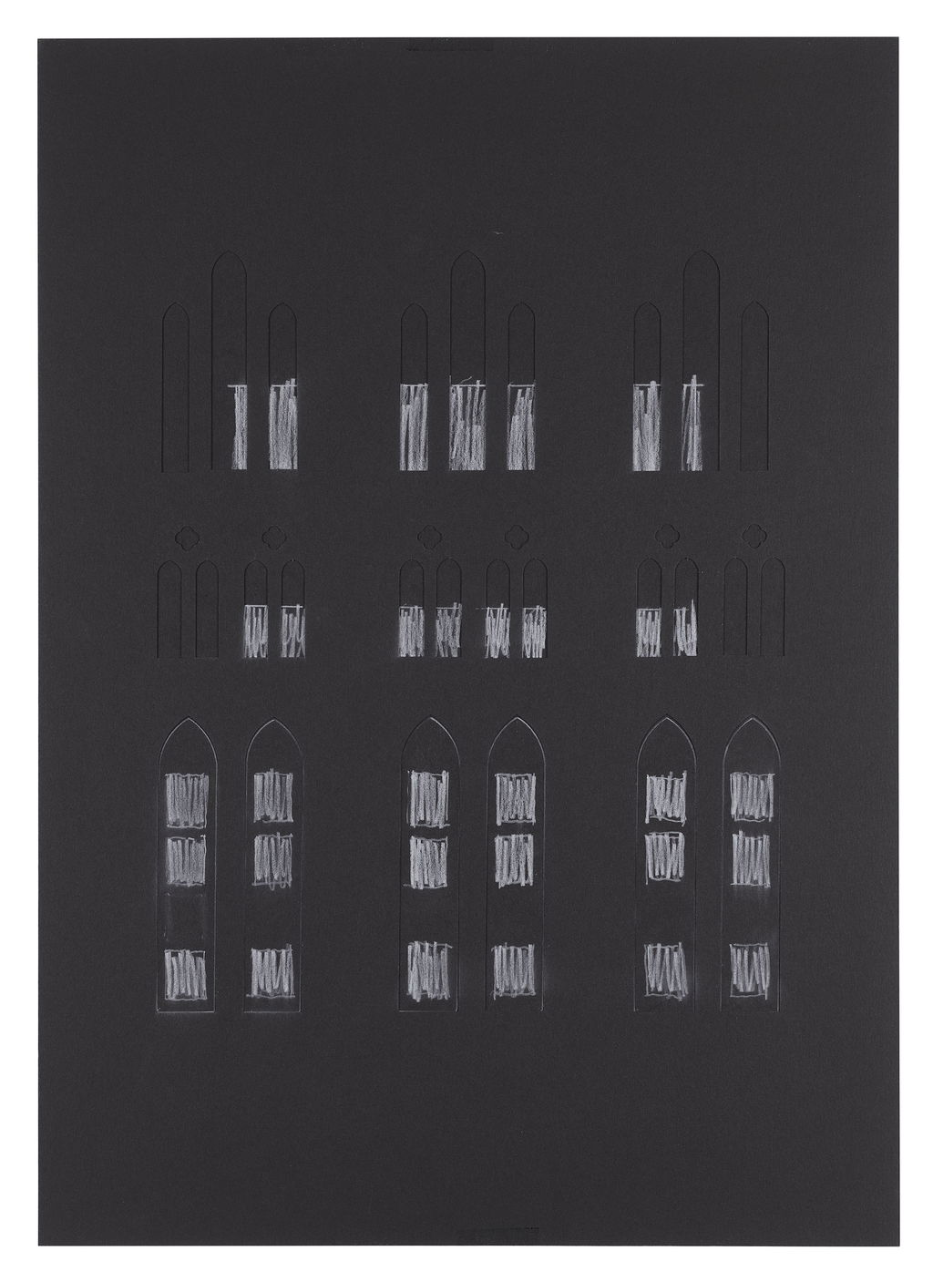 Study for stained glass proposal at Salisbury Cathedral main image