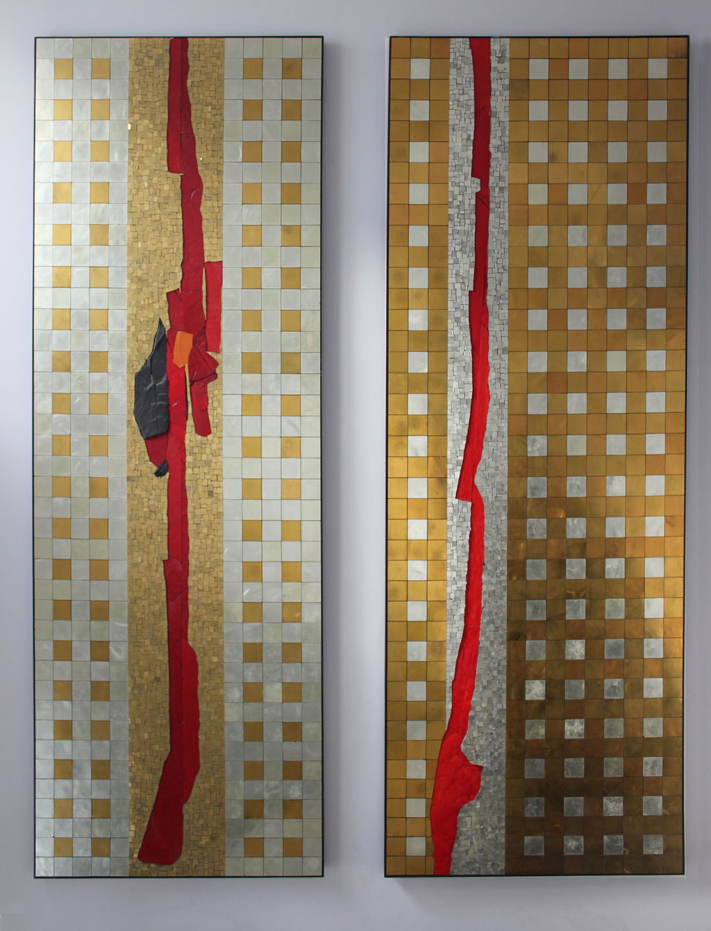 Mosaic for A Complex Modern Building 1 and 2