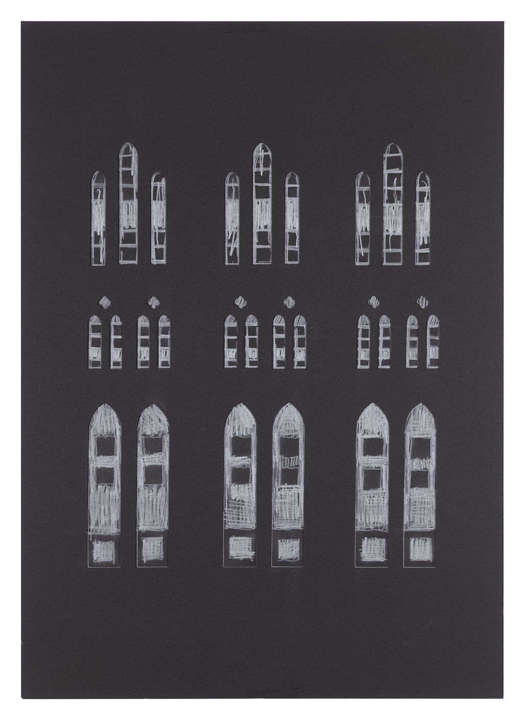 Study for stained glass proposal at Salisbury Cathedral main image