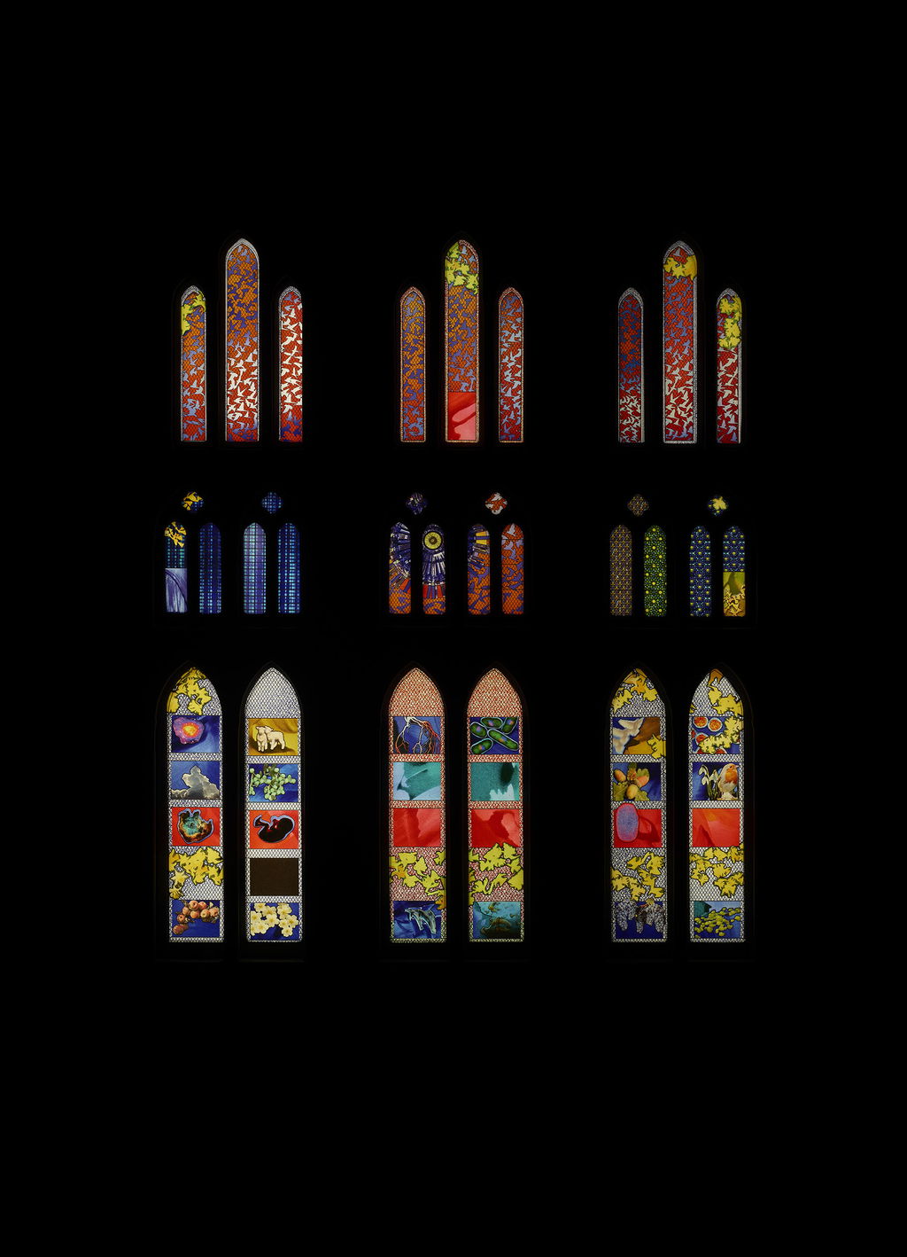 Study for stained glass proposal at Salisbury Cathedral main image